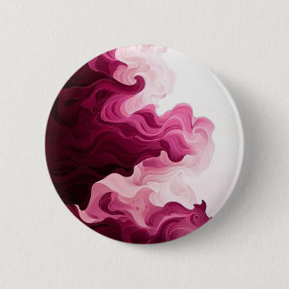Blush Crimson Vloeibare Golven Ronde Button 5,7 Cm