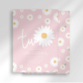 Blush Daisy 2e Invitation d'anniversaire