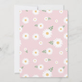 Blush Daisy 60th Birthday Invitation (Dos)