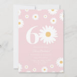 Blush Daisy 60th Birthday Invitation<br><div class="desc">🌼 Célébrez un grand jalon avec notre 60e Invitation anniversaire de marguerite! 🎉 Parfait pour honorer le 60e anniversaire d'un être aimé, cette invitation super présente de belles marguerites et une calligraphie élégante. Personnalisez-le avec tous les détails de la fête pour créer une célébration mémorable et unique. Faites de cet...</div>