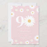 Blush Daisy 90th Birthday Invitation<br><div class="desc">🌼 Célébrez un grand jalon avec notre 90e Invitation anniversaire de marguerite! 🎉 Parfait pour honorer le 90e anniversaire d'un être aimé, cette invitation super présente de belles marguerites et une calligraphie élégante. Personnalisez-le avec tous les détails de la fête pour créer une célébration mémorable et unique. Faites de cet...</div>