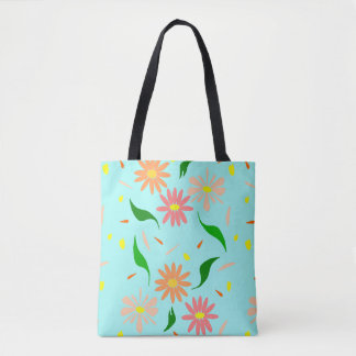 blush daisy aqua draagtas
