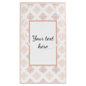  Blush Damask Klein Cadeauzakje (Achterkant)