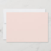 Blush druppelen eucalyptus moderne bruiloft kaart (Achterkant)