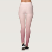 Blush Dusty Pink Gradient Leggings (Achterkant)