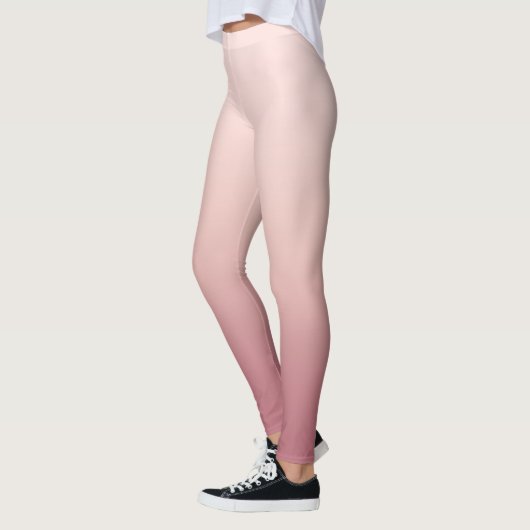 Blush Dusty Pink Gradient Leggings (Links)