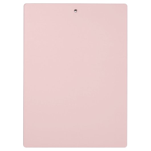 Blush Dusty Pink Modern Script Girly Monogram Naam Klembord (Achterkant)