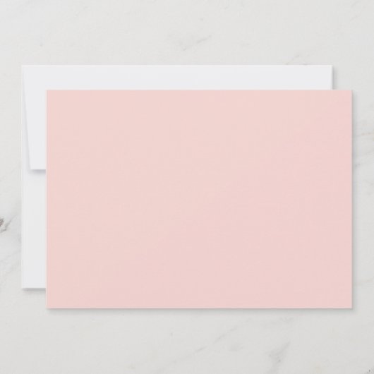 Blush & Dusty Pink Wildflowers Waterverf bruiloft Save The Date (Achterkant)