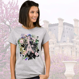 Blush Eiffeltoren Collage T-shirt