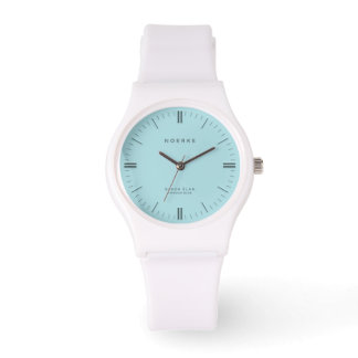 Blush Élan Minimalistische Horloge - Poederblauw