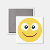 Blush Emoji Magneet (Voorkant / Achterkant)
