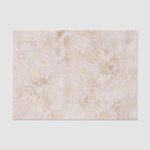 Blush en Gold Damask Tissuepapier
