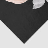 Blush en Navy Floral Ephemera Series Design 6 Tissuepapier (Detail)