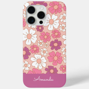 Blush en White Floral Hoesje-Mate iPhone Case