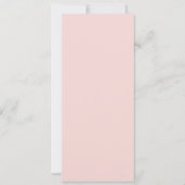 Blush en zwart Elegant Script 21st Verjaardag Foto Kaart (Achterkant)