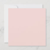 Blush en zwart Elegant Script 60th Verjaardag Kaart (Achterkant)