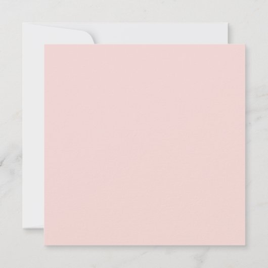 Blush en zwart Elegant Script 60th Verjaardag Kaart (Achterkant)