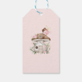 Blush Enchanted Forest Fairy Birthday Favors Cadeaulabel (Achterkant)