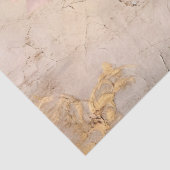 blush Engelse rozen barok gouden ornamenten Tissuepapier (Detail)