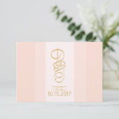 Blush et Gold RSVP (Debout devant)