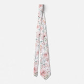 Blush Eucalyptus Garden Cravate de mariage (Dos)