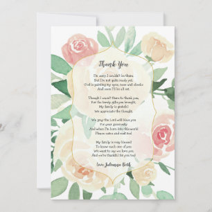 Blush Floral baby shower merci