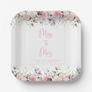 Blush Floral   Bord Waterverf Bridal Papier