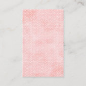 Blush Floral Butterfly Boek Aanvraag Invoegen Visitekaartje (Achterkant)