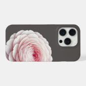 Blush Floral Charbon Élégant et Chaud (Verso Horizontal)