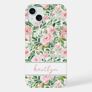 Blush Floral Élégant Aquarelle Personnalisé