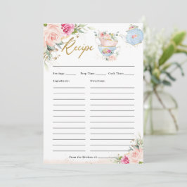 Blush Floral High Tea Party brengt Recipe Kaart me