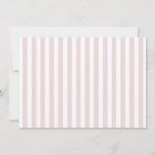 Blush Floral Moederdag Brunch Invitation Kaart (Achterkant)