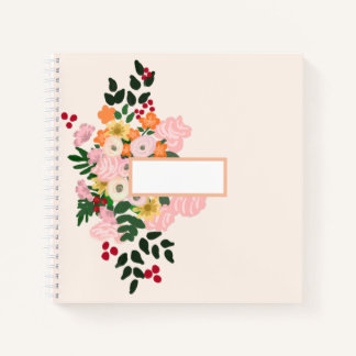 Blush Floral Note Book Notitieboek