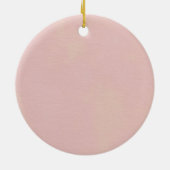 Blush Floral ons eerste Jubileum Keramisch Ornament (Achterkant)