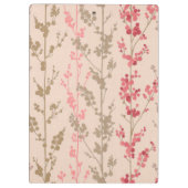 Blush Floral Pattern Klembord (Achterkant)