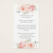 Blush Floral Photo Funeral Signet (Dos)
