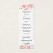 Blush Floral Photo Funeral Signet (Dos)