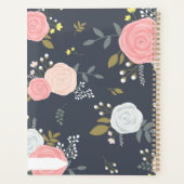 Blush Floral planner with personalized name (Dos)