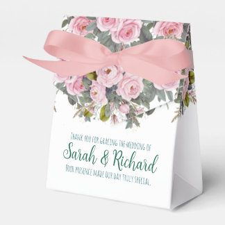 Blush Floral Wedding Bedankdoosjes