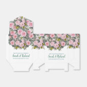 Blush Floral Wedding Bedankdoosjes (Uitgevouwen)