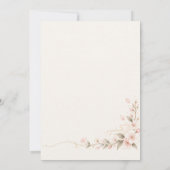 Blush Floral Wedding Invitation (Dos)