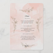 Blush Floral Wedding Invitation – Elegant Template (Dos)