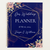 Blush Floral Wedding planner (Devant)
