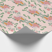BLUSH FLORAL WRAPPING PAPIER (Hoek)