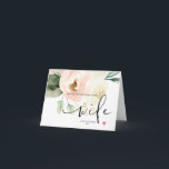 Blush Flowers Happy First Birthday As My Wife Gift<br><div class="desc">This cute happy birthday as my Wife Card,  is a fun way to celebrate your new Wife's birthday!</div>