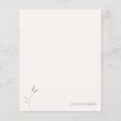 Blush Foliage Aangepaste Naam Gepersonaliseerde Br (Voorkant)
