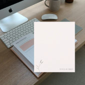 Blush Foliage Aangepaste Naam Gepersonaliseerde Br