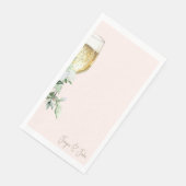 Blush Glas Champagne Persoonlijk  Servet (Hoek)