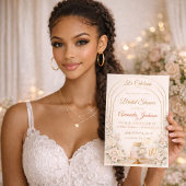 Blush Gold Arch Chic Invitation