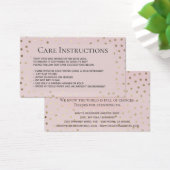 Blush Gold Clothing Care Instructions (Bureau)